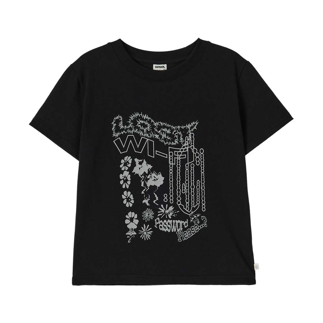 DD25SMTS-016-BK DANDEL Lost Wifi Tee Black