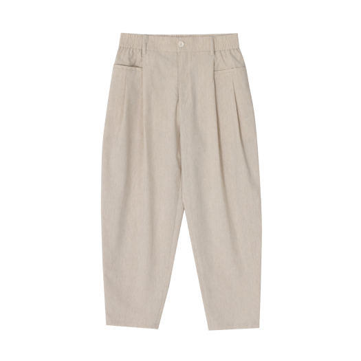 SH3PT302BE Songzio Homme Level Volume Linen Pants Beige