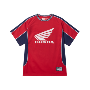 Honda Football Color Block Short Sleeve Red