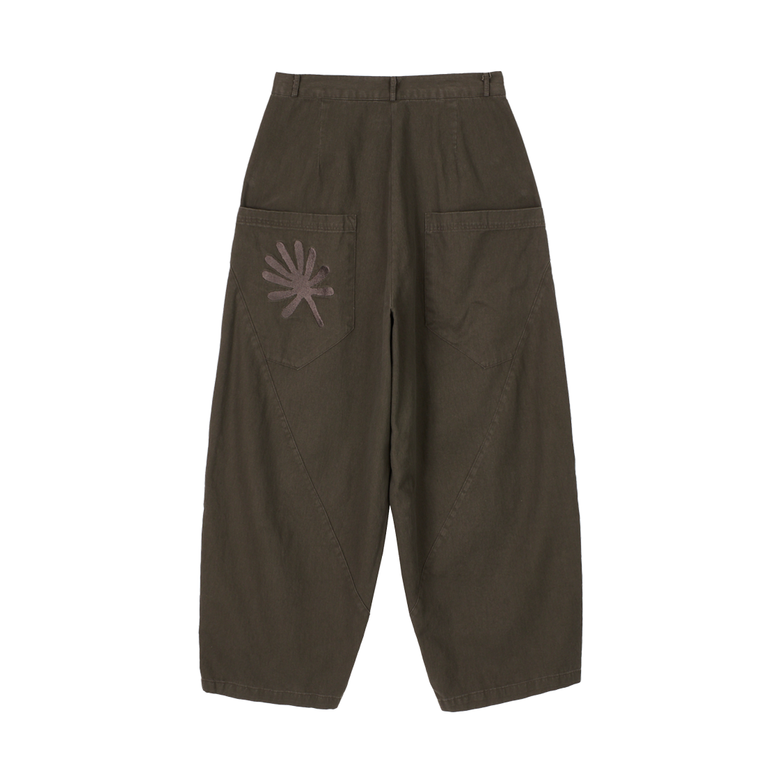 DD25SMPT-002-DM DANDEL Structure Balloon Chino Pants Dark Mocha - 대표 이미지 #1