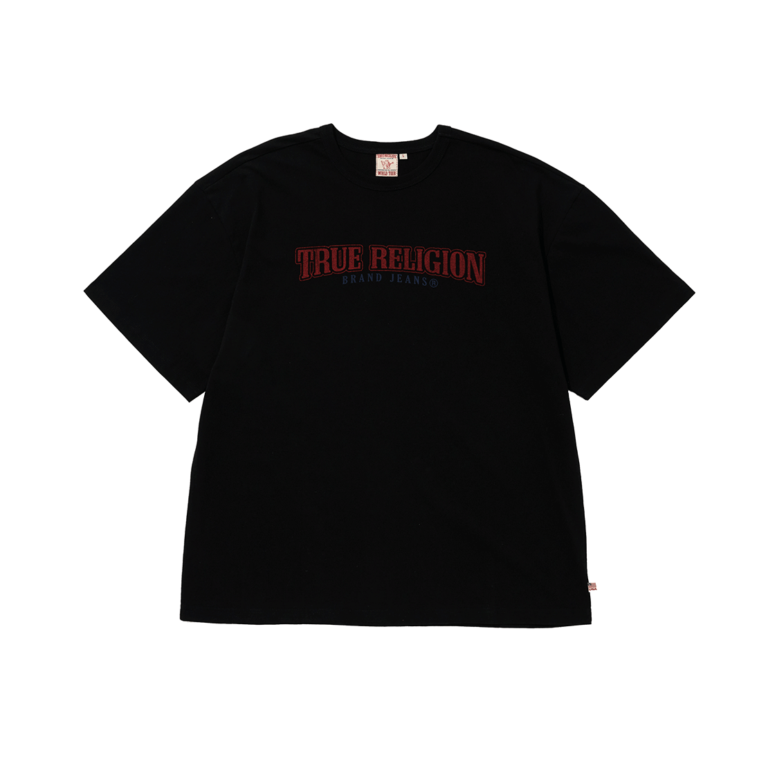 TRA2TSU013BBK True Religion Arch Logo Short Sleeve Black - 대표 이미지 #1