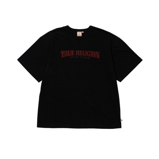 TRA2TSU013BBK True Religion Arch Logo Short Sleeve Black
