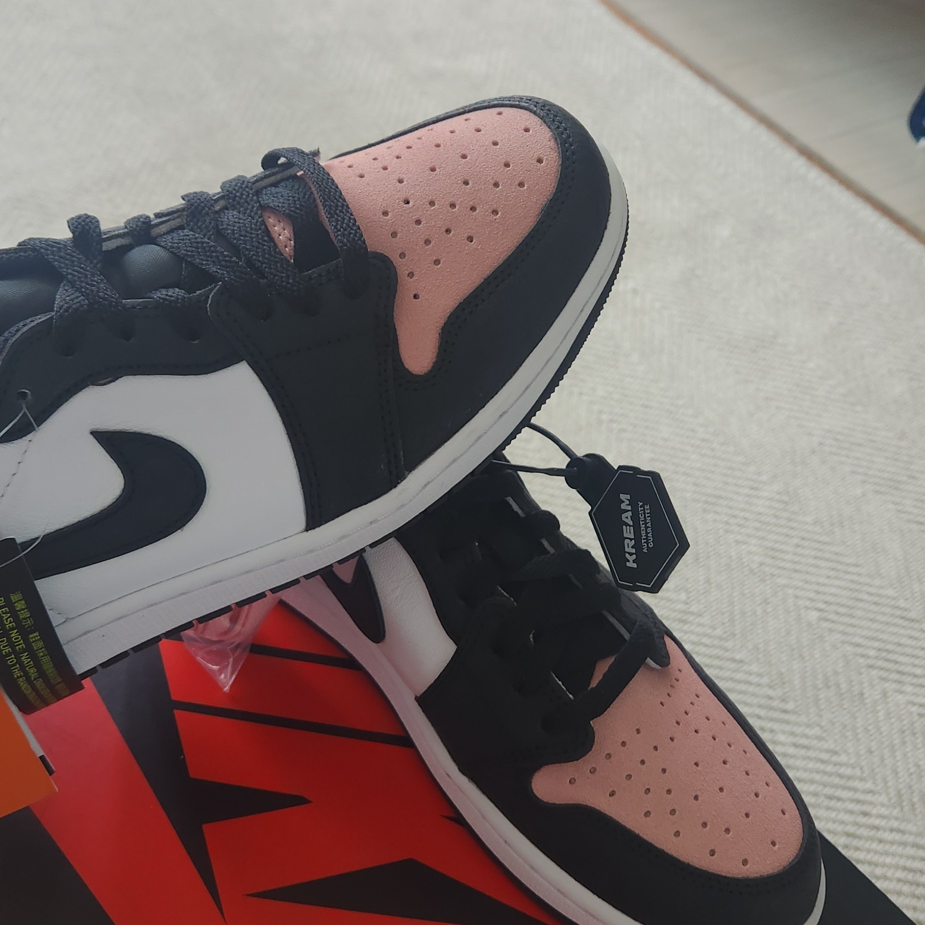 Jordan 1 Retro Low OG Bleached Coral 착용 스타일 - 4