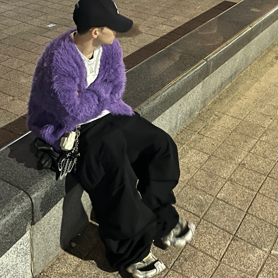 Balenciaga Cargo Sneakers Grey Black Yellow, Nonnod Side Zip Cargo Pants Black 착용 스타일