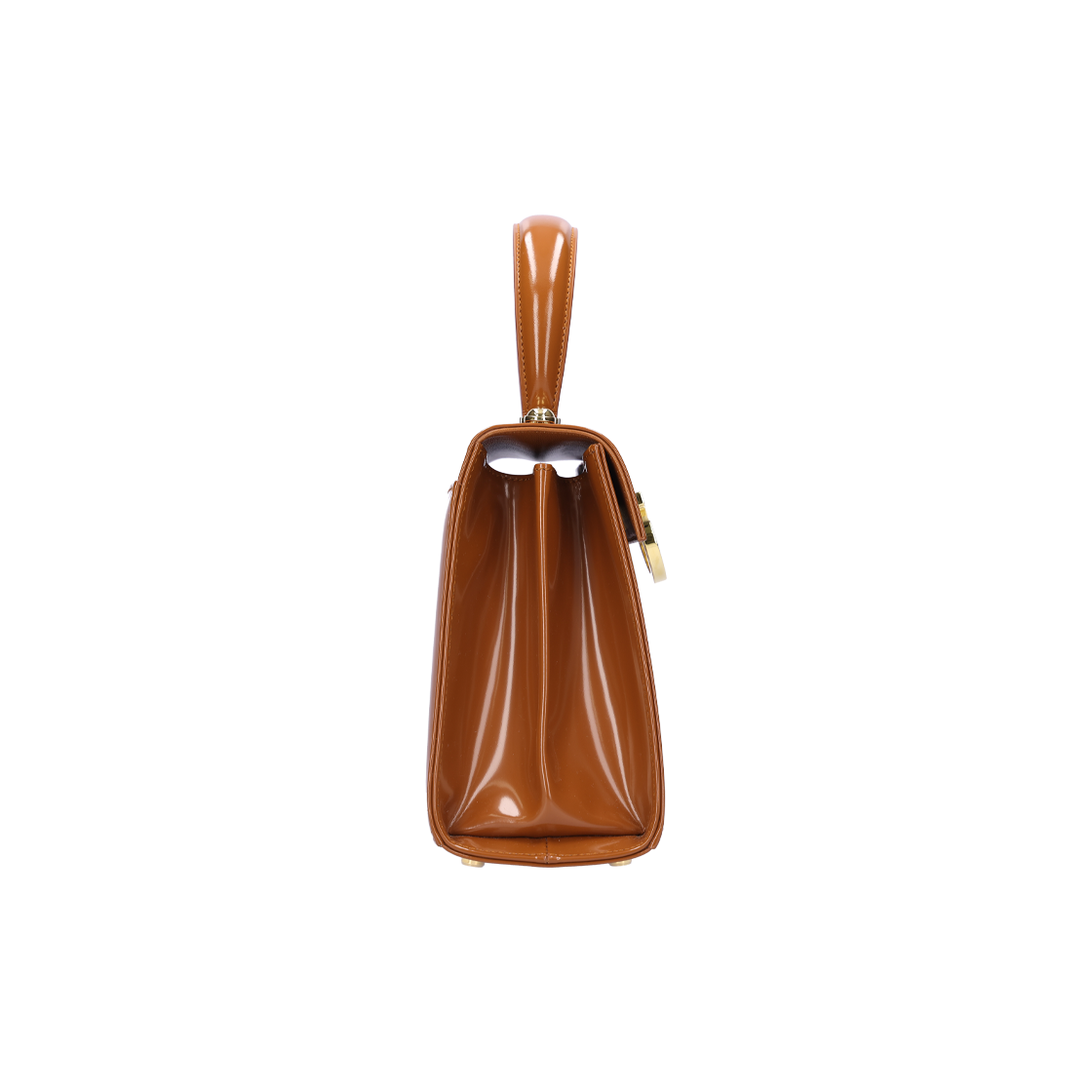 ITUMJBNMHK5E Salvatore Ferragamo Small Kelly Bag in Brown Leather - #2