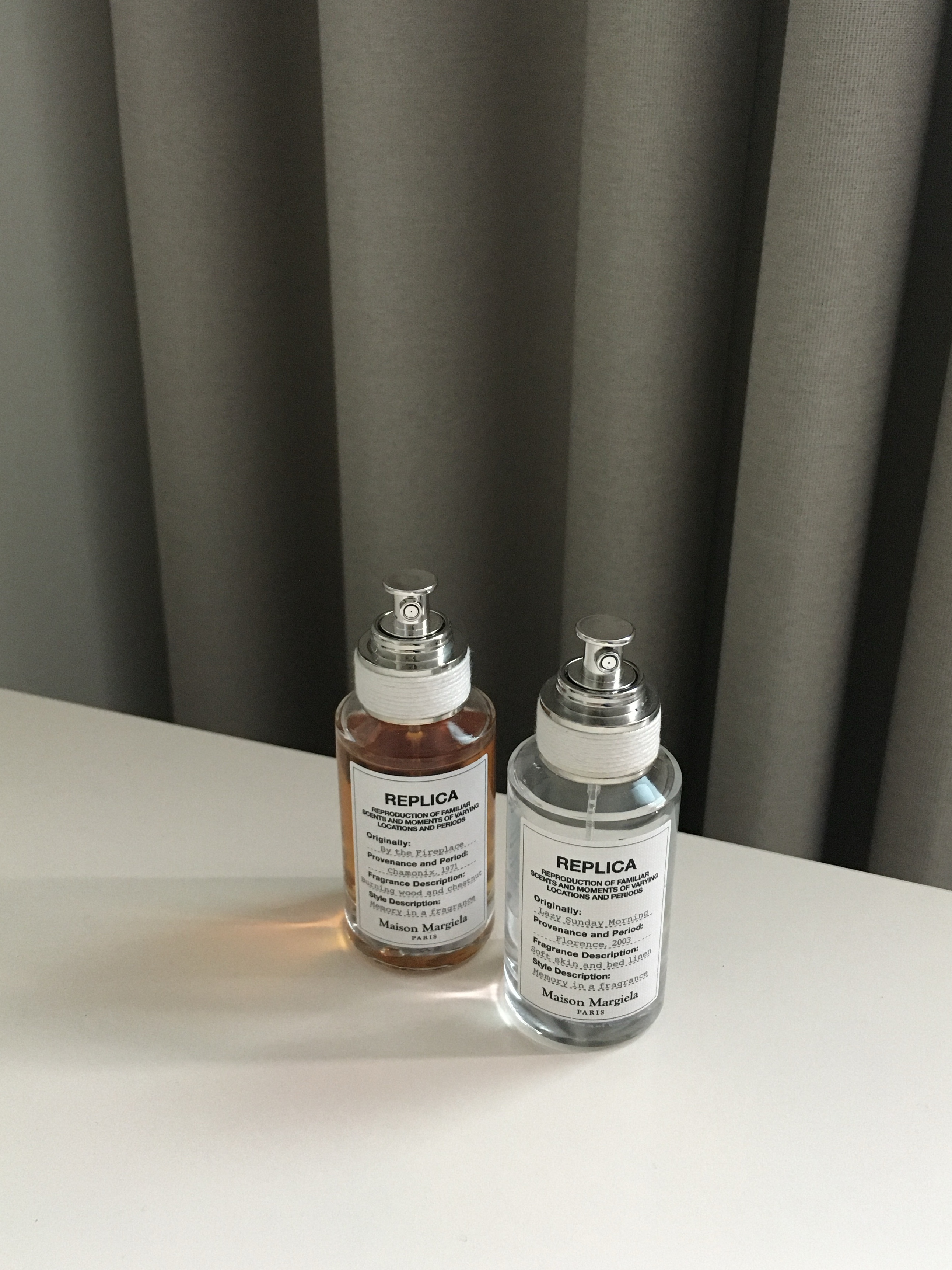 Maison Margiela Replica Lazy Sunday Morning Eau De Toilette 30ml, Maison Margiela Replica By The Fireplace Eau De Toilette 30ml 착용 스타일