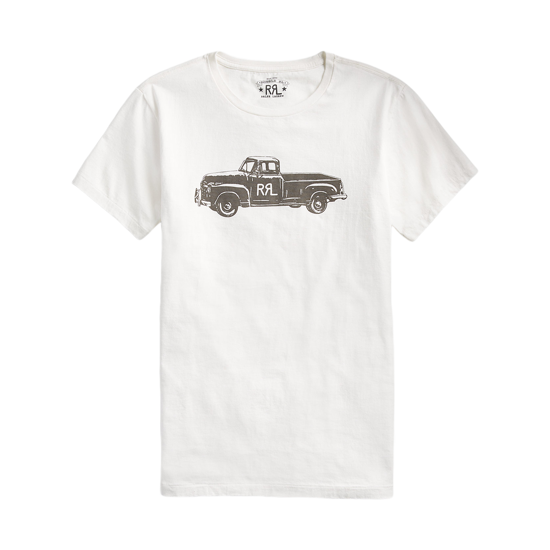더블알엘 더블알엘 트럭 저지 티셔츠 페이퍼 화이트(Double RL Double RL Truck Jersey T-Shirt Paper White)