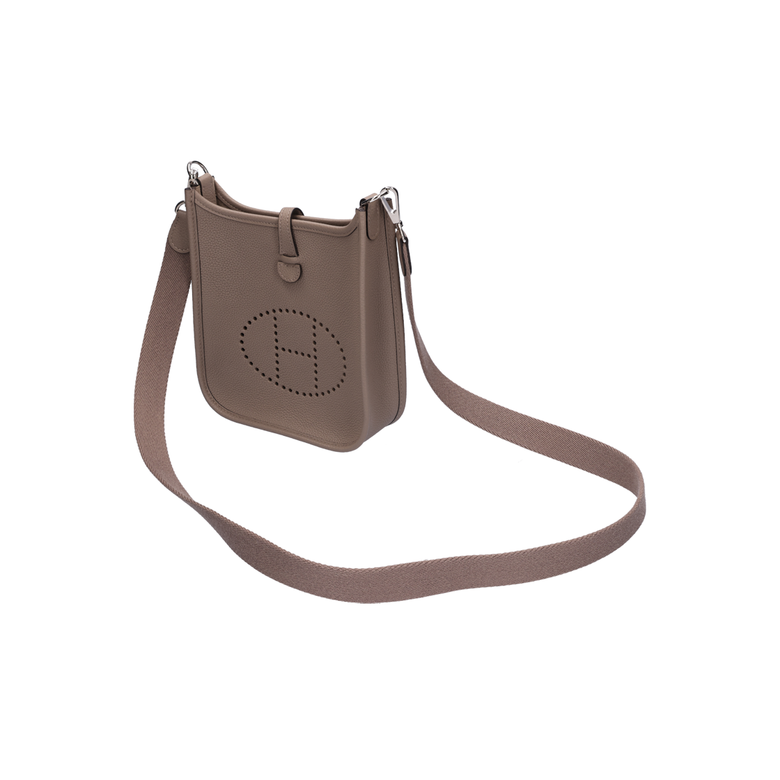 ITCCTW3EC74U Hermes Evelyne 16 Amazone Bag in Maurice Gris Asphalte with Palladium Hardware and Y Engraving - #6