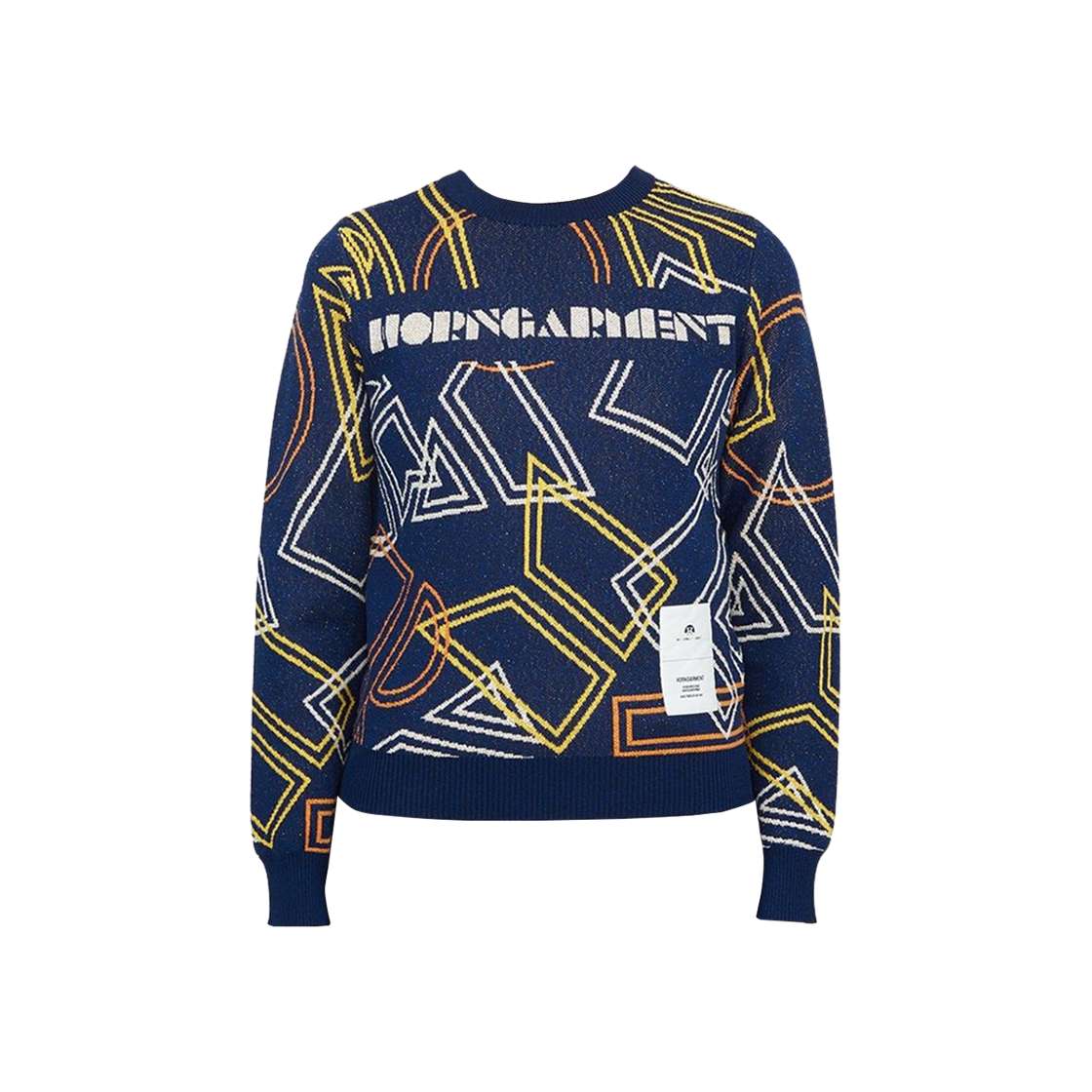HCW-2C-AB05 (W) Horn Garment Golf Wear Knit Navy