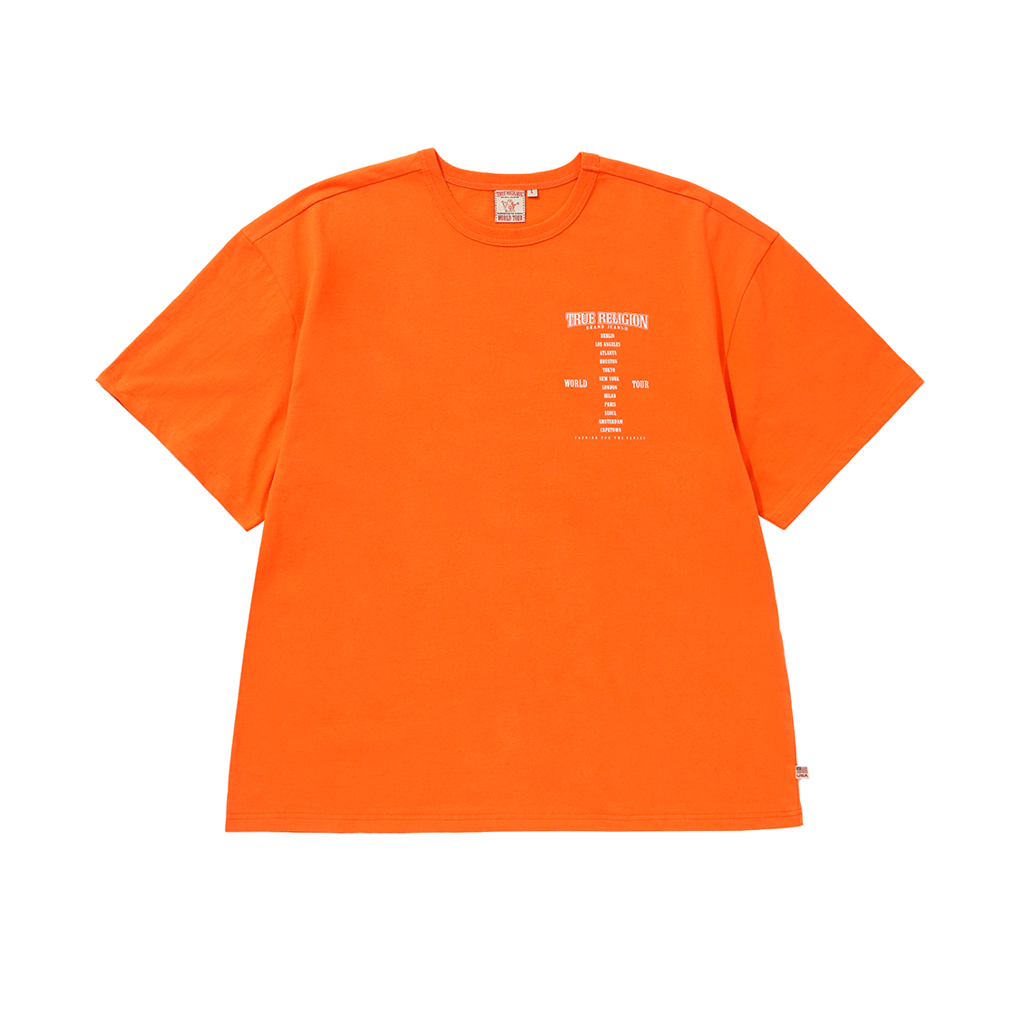 트루릴리젼 TR 월드 투어 티셔츠 오렌지(True Religion TR World Tour T-Shirt Orange) - 2