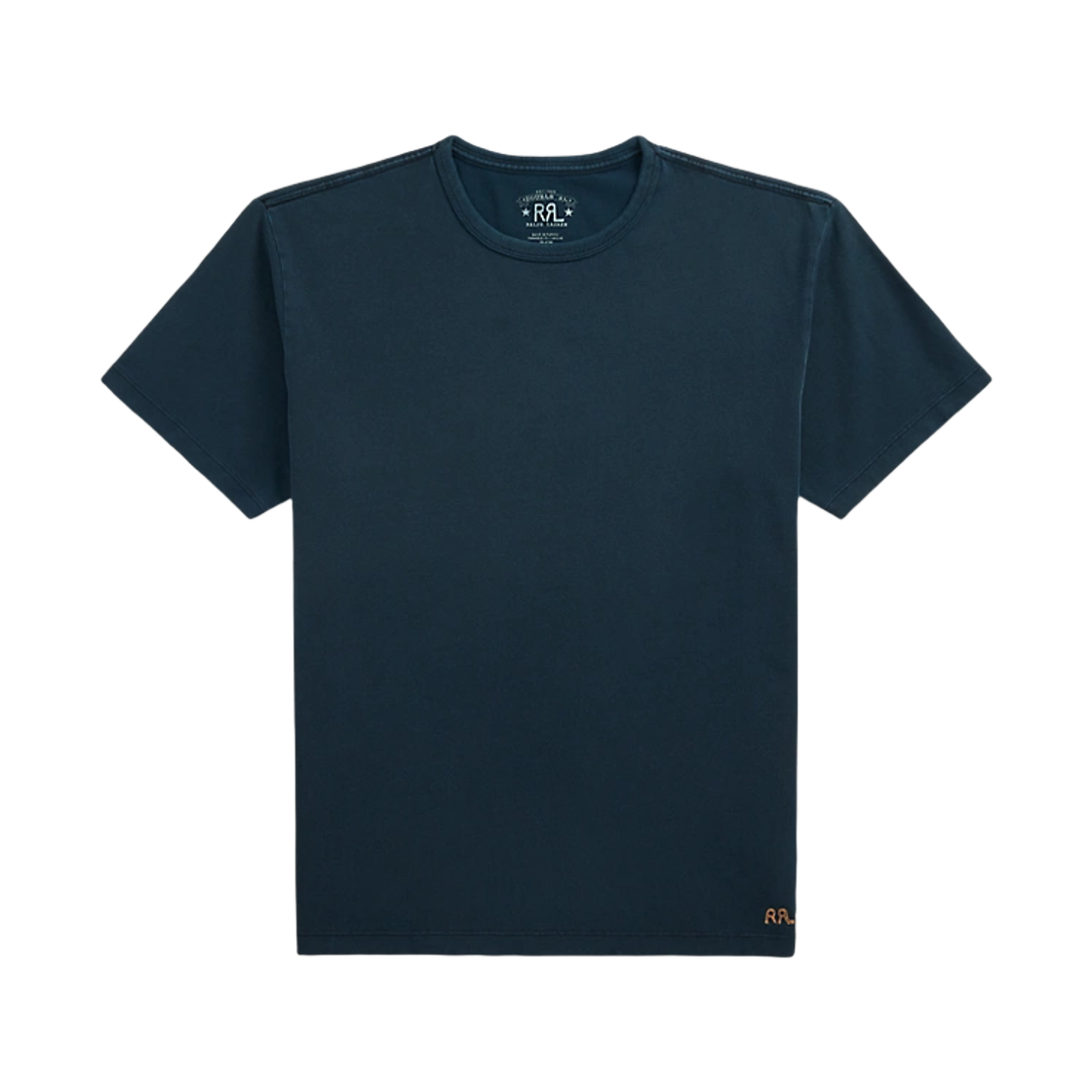 더블알엘 릴렉스드 핏 헤비웨이트 저지 티셔츠 다크 네이비(Double RL Relaxed Fit Heavyweight Jersey T-Shirt Dark Navy)