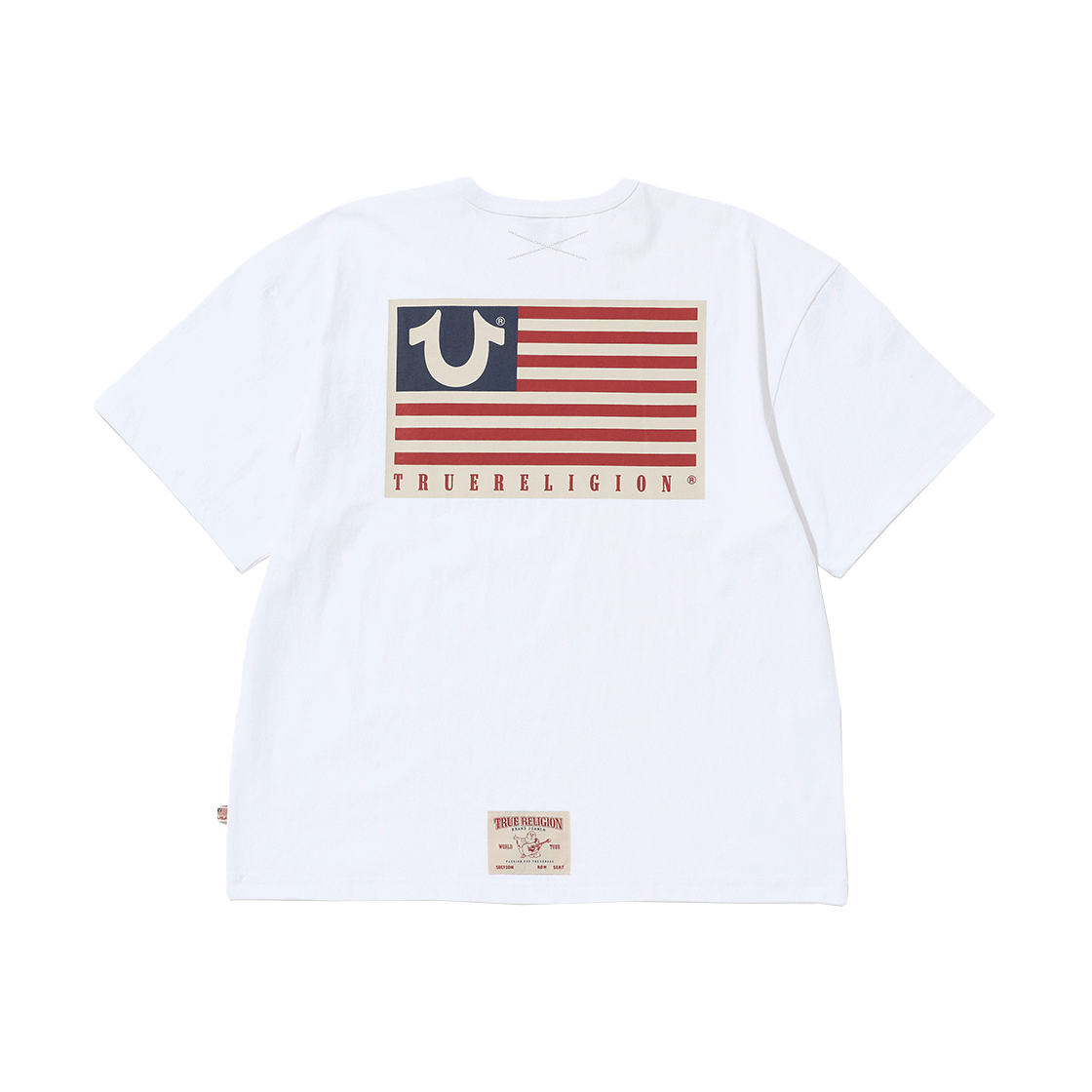 트루릴리젼 TR 올드 글로리 숏 슬리브 화이트(True Religion TR Old Glory Short Sleeve White)