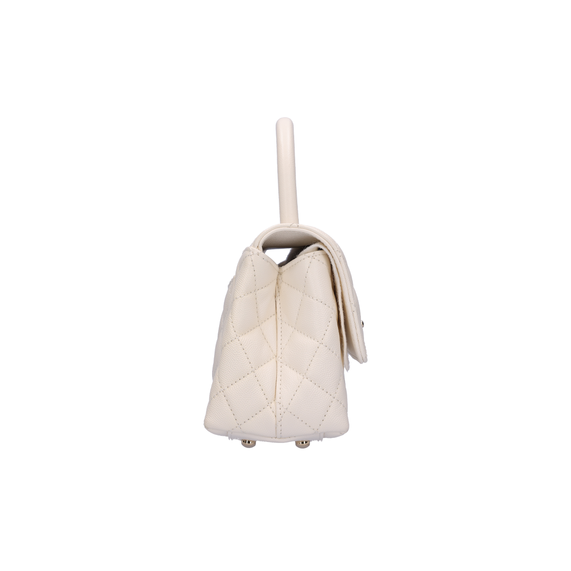 샤넬 A92990 핸들 플랩백 레더 화이트(Chanel Handle Flap Bag in White Leather) - 2