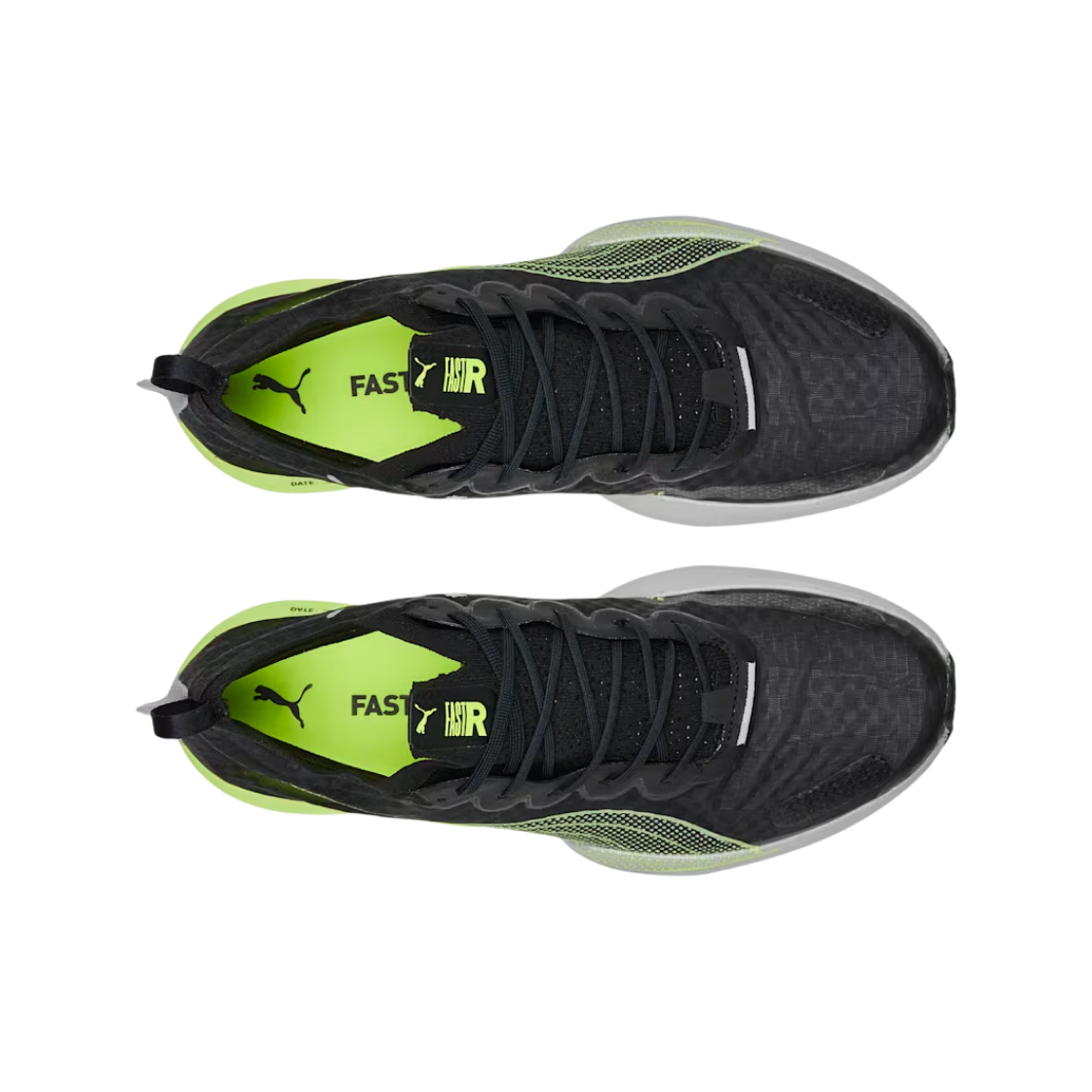 푸마 패스트-알 나이트로 엘리트 카본 블랙 라임 스퀴즈(Puma Fast-R Nitro Elite Carbon Black Lime Squeeze) - 2