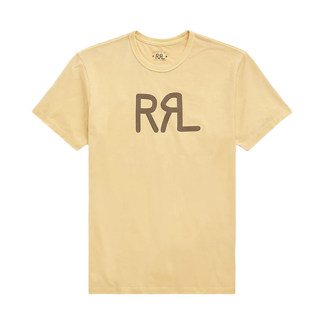 더블알엘 로고 저지 티셔츠 옐로우(Double RL Logo Jersey T-Shirt Yellow)