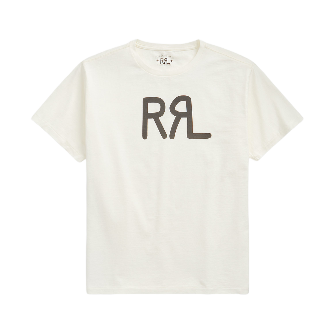 638543 Double RL Logo Jersey T-Shirt Paper White