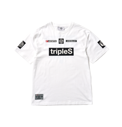 TSPCMD09 tripleS x Over The Pitch TEAM SSS ASSEMBLE 25 T-shirt White