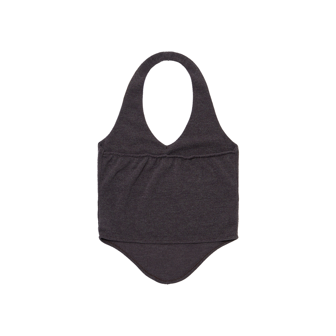 돈애스크마이플랜 홀터넥 베스트 차콜(Don't Ask My Plan Halternek Knit Vest - Charcoal) - 2