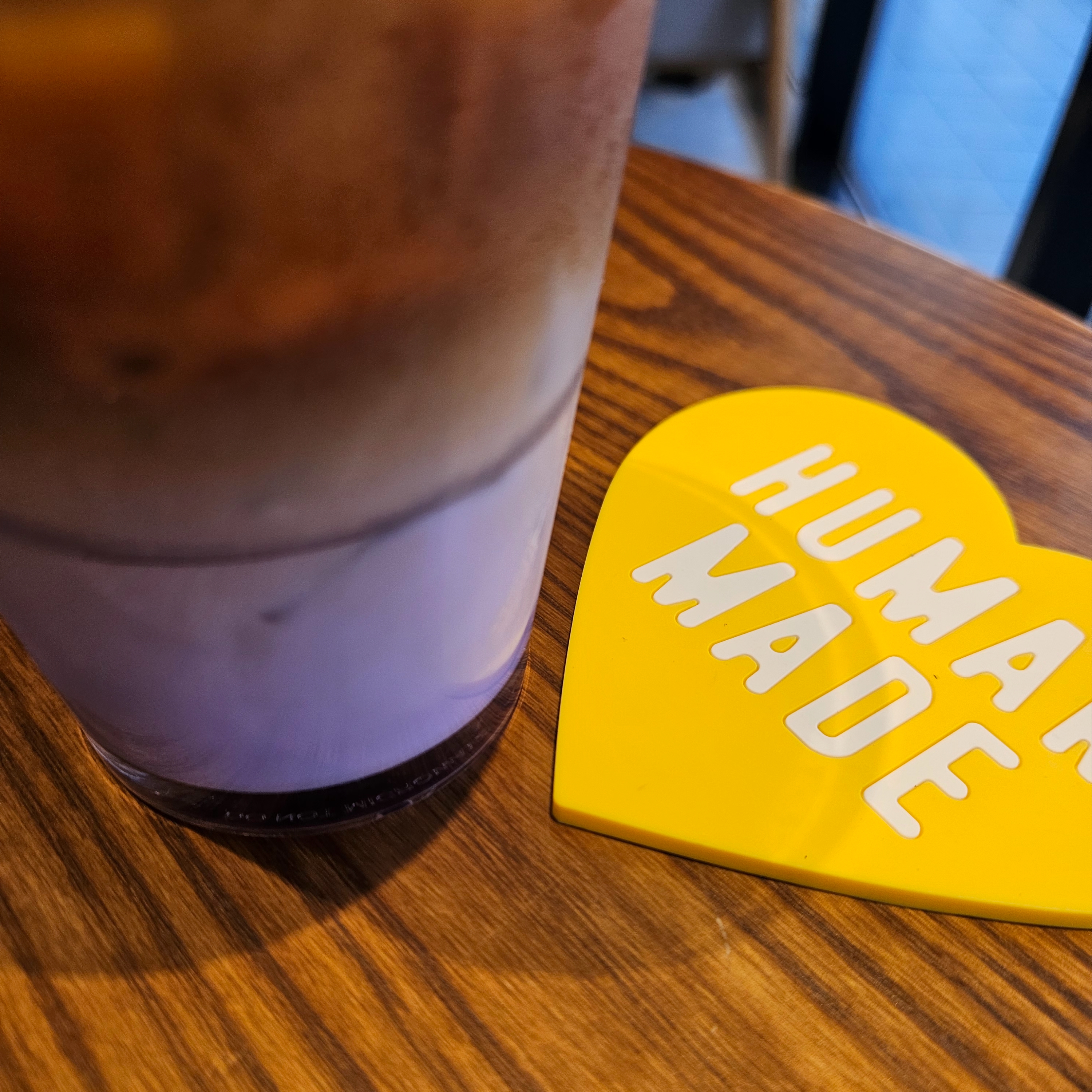 Human Made Heart Rubber Coaster Yellow 착용 스타일 - 2