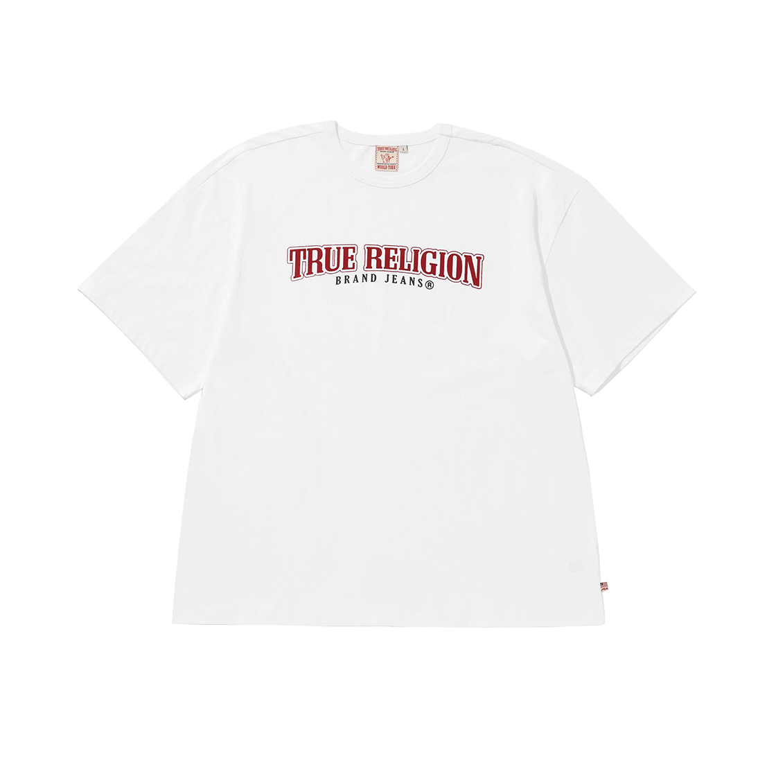 트루릴리젼 아치 로고 숏 슬리브 화이트(True Religion Arch Logo Short Sleeve White)