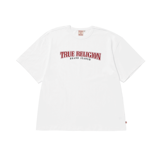 TRA2TSU013WWH True Religion Arch Logo Short Sleeve White