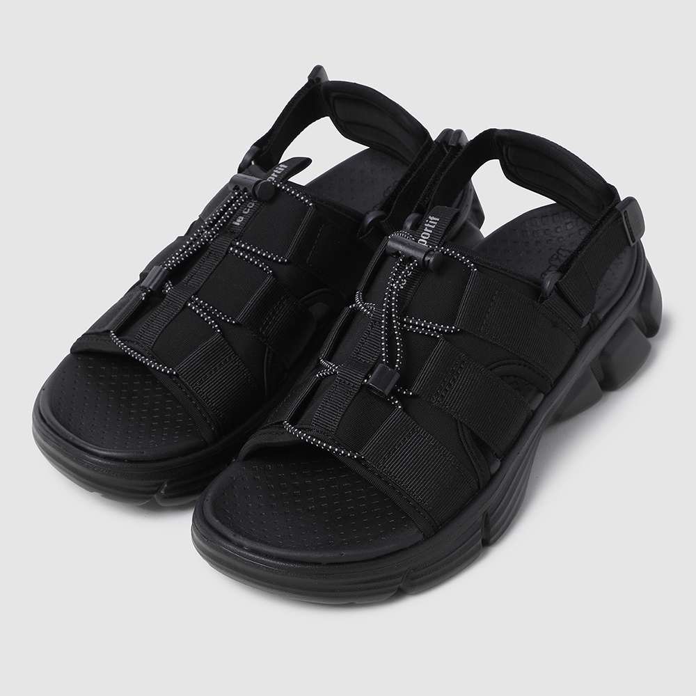 르꼬끄 스포르티브 벤처 샌들 - 블랙(QQ223LSA41)(le coq sportif Venture Sandal Black) - 2