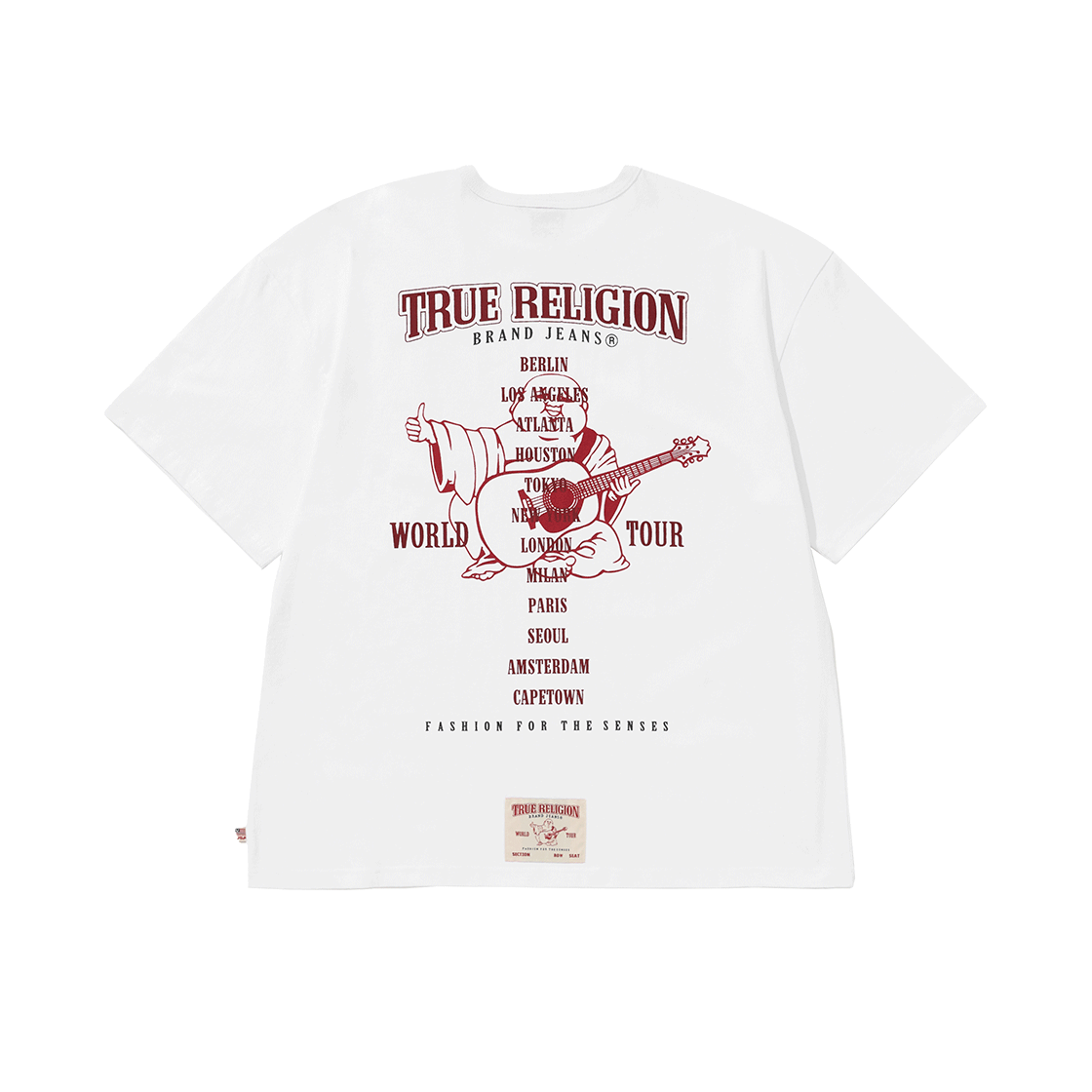 트루릴리젼 TR 월드 투어 티셔츠 화이트(True Religion TR World Tour T-Shirt White)