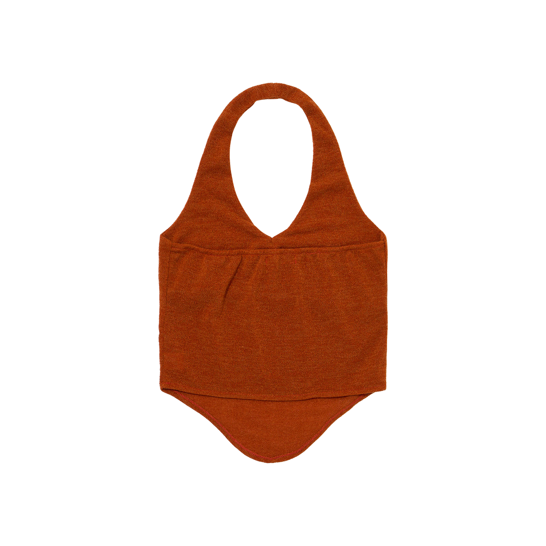 돈애스크마이플랜 홀터넥 베스트 오렌지(Don't Ask My Plan Halternek Knit Vest - Orange) - 2