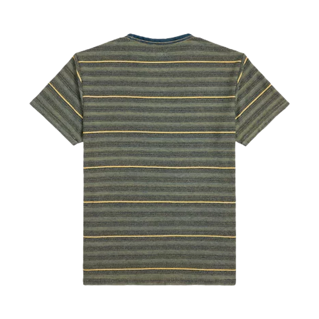 더블알엘 인디고 스트라이프 자카드 티셔츠 크림 멀티(Double RL Indigo Striped Jacquard T-Shirt Cream Multi) - 2