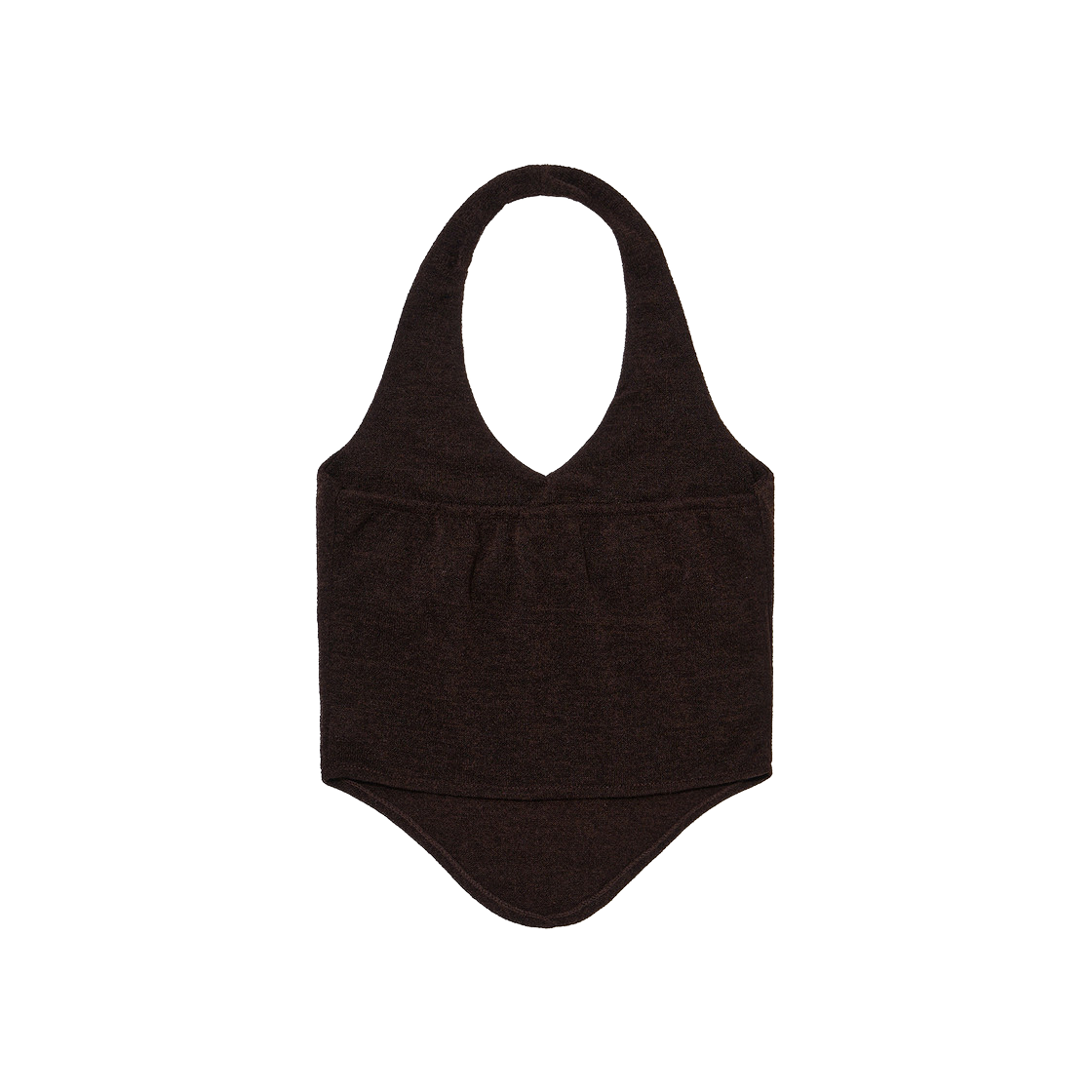돈애스크마이플랜 홀터넥 베스트 브라운(Don't Ask My Plan Halternek Knit Vest - Brown) - 2