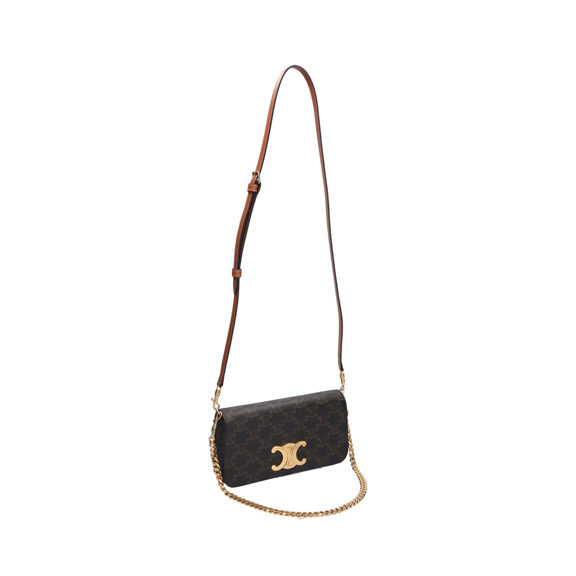 ITDPSM9EPTSK Celine Multi-Pochette in Triomphe Canvas, Tan - #5