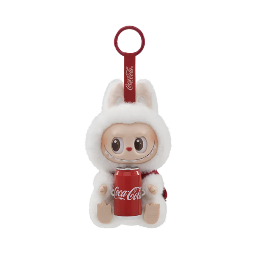 - Pop Mart Labubu Coca Cola Series Happy Factor Keyring (Opened Case)