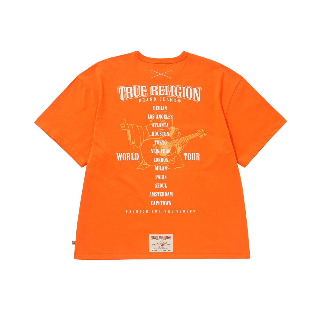 트루릴리젼 TR 월드 투어 티셔츠 오렌지(True Religion TR World Tour T-Shirt Orange)