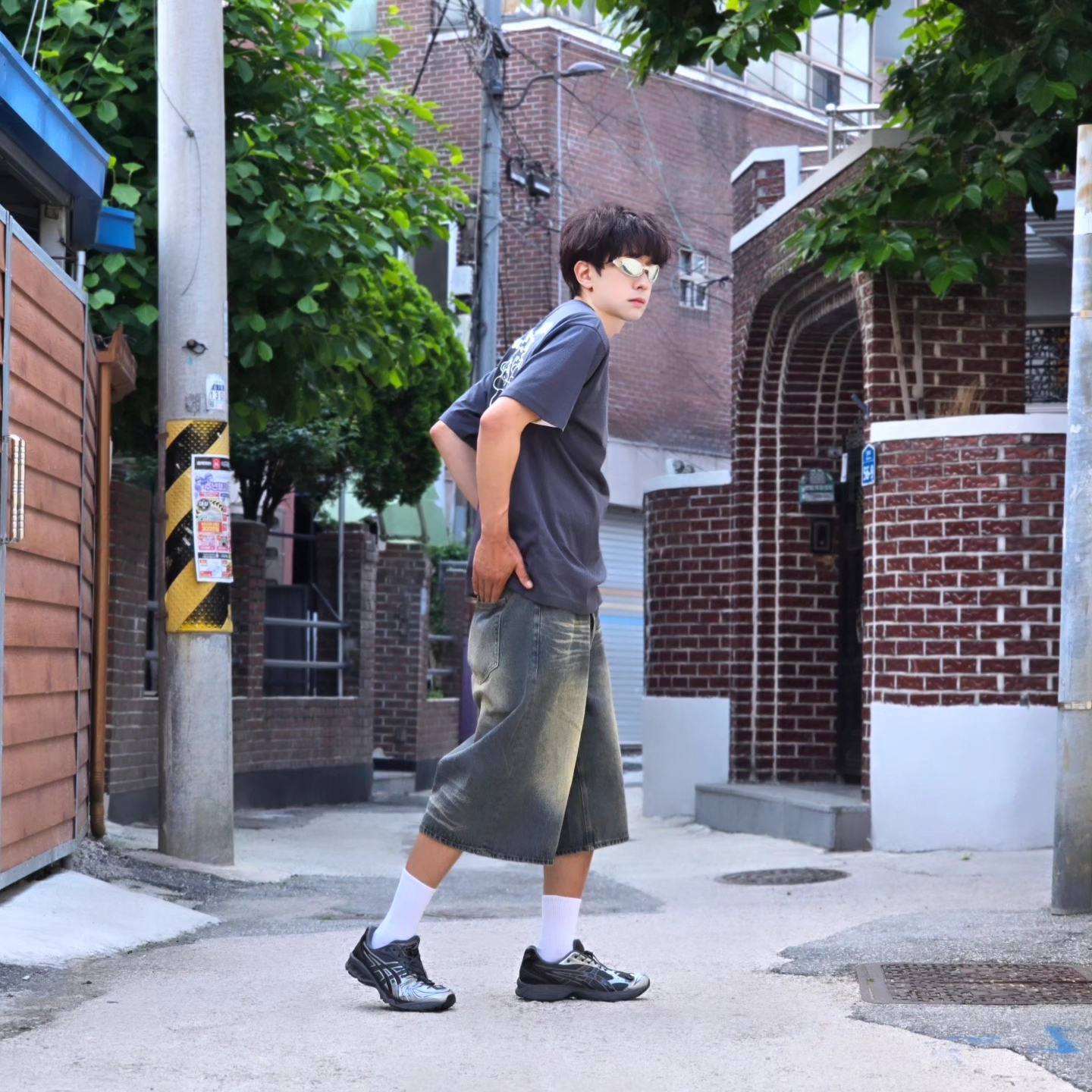 Samsung Galaxy Watch6 44mm LTE Silver (Korean Ver.), Asics x Unaffected Gel-Kayano 14 Silver Moon 착용 스타일 - 5