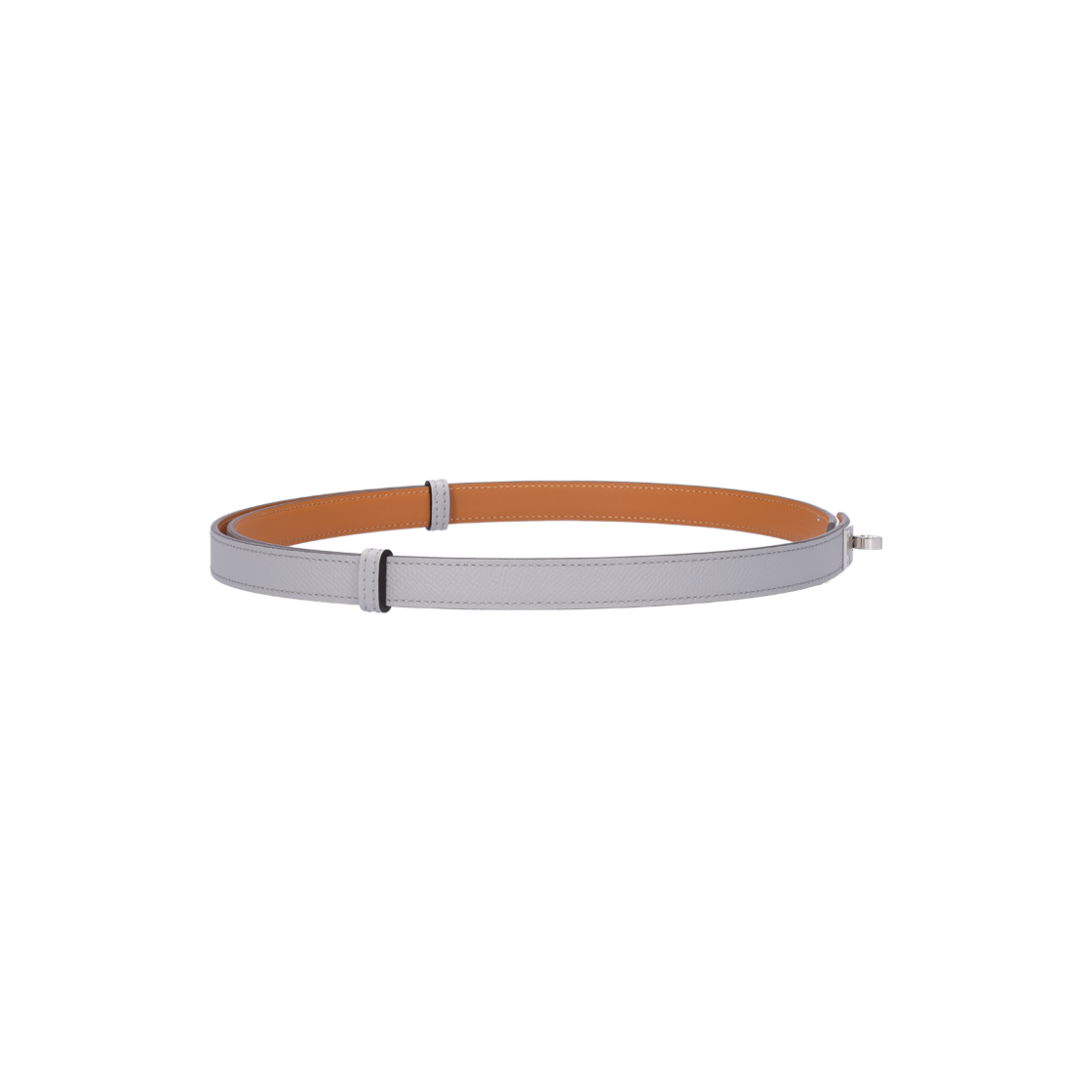 IT4LIHV66K7H Hermes Kelly 18 Belt in Epsom Leather, Bleu Glacier with Palladium Hardware - #2