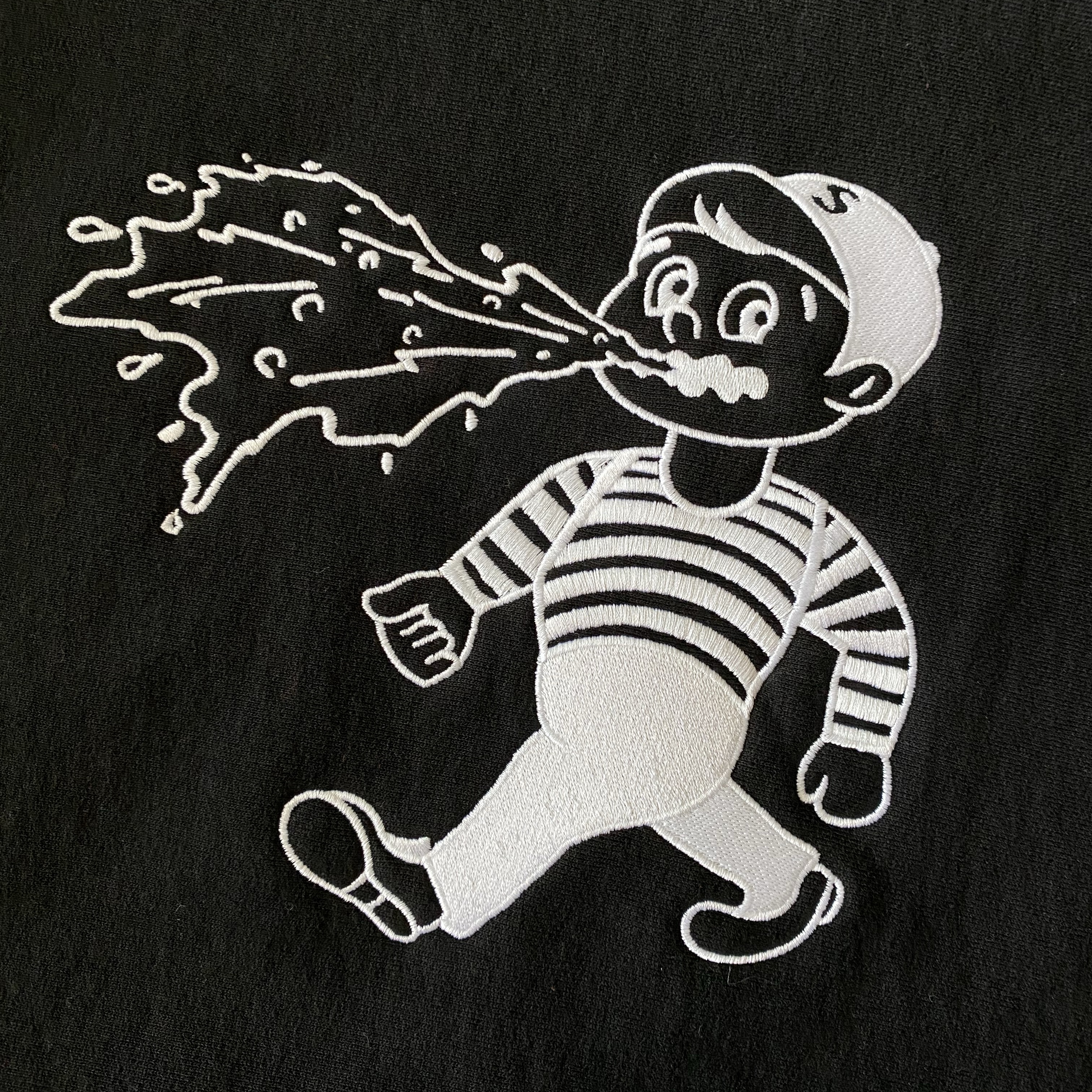 Supreme x Homerun Hooded Sweatshirt Black - 25SS 착용 스타일 - 1