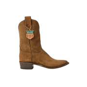Double RL Plainview Roughout Suede Boots Brown - D