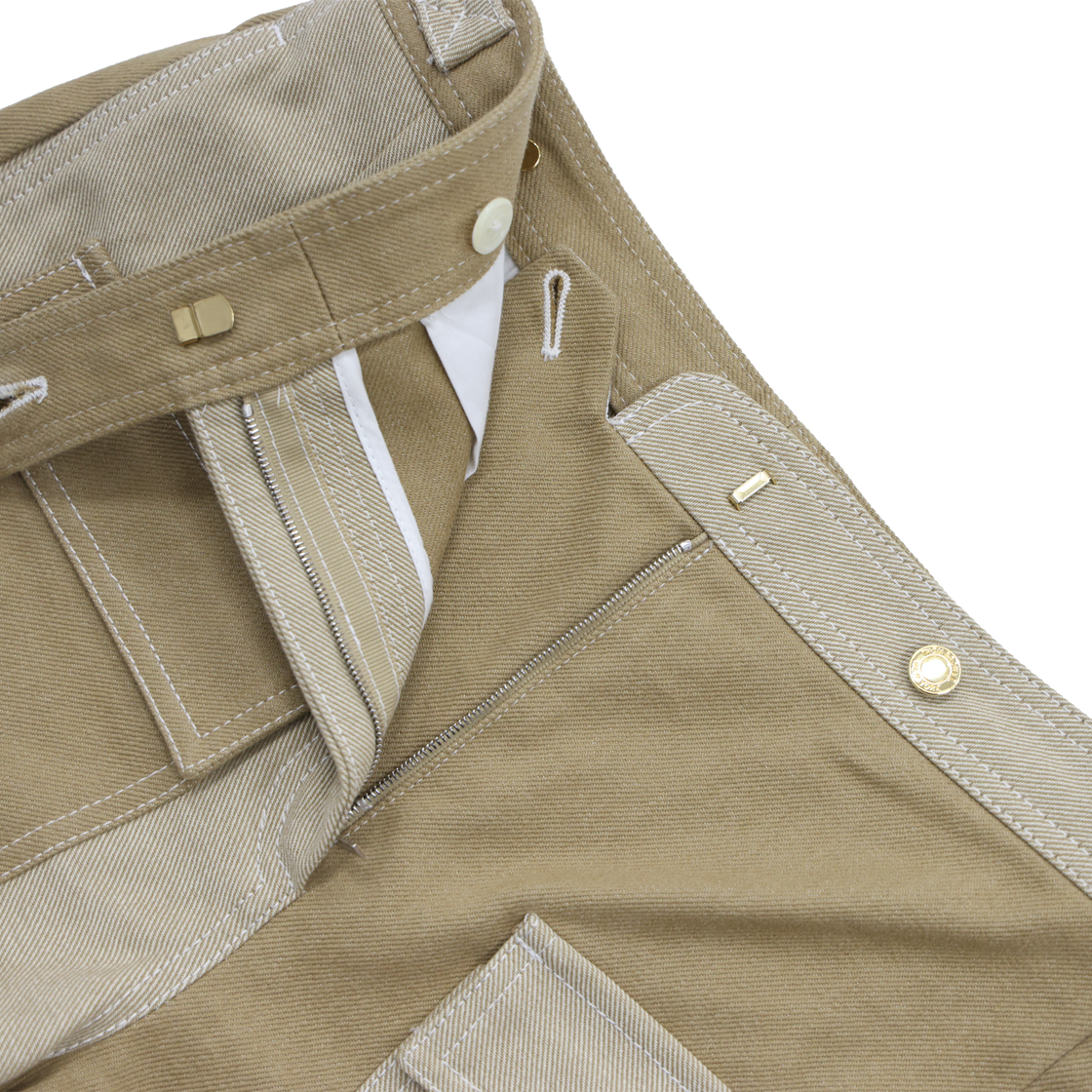 ITADG48QQ34S Thom Browne Beige Shorts - #4