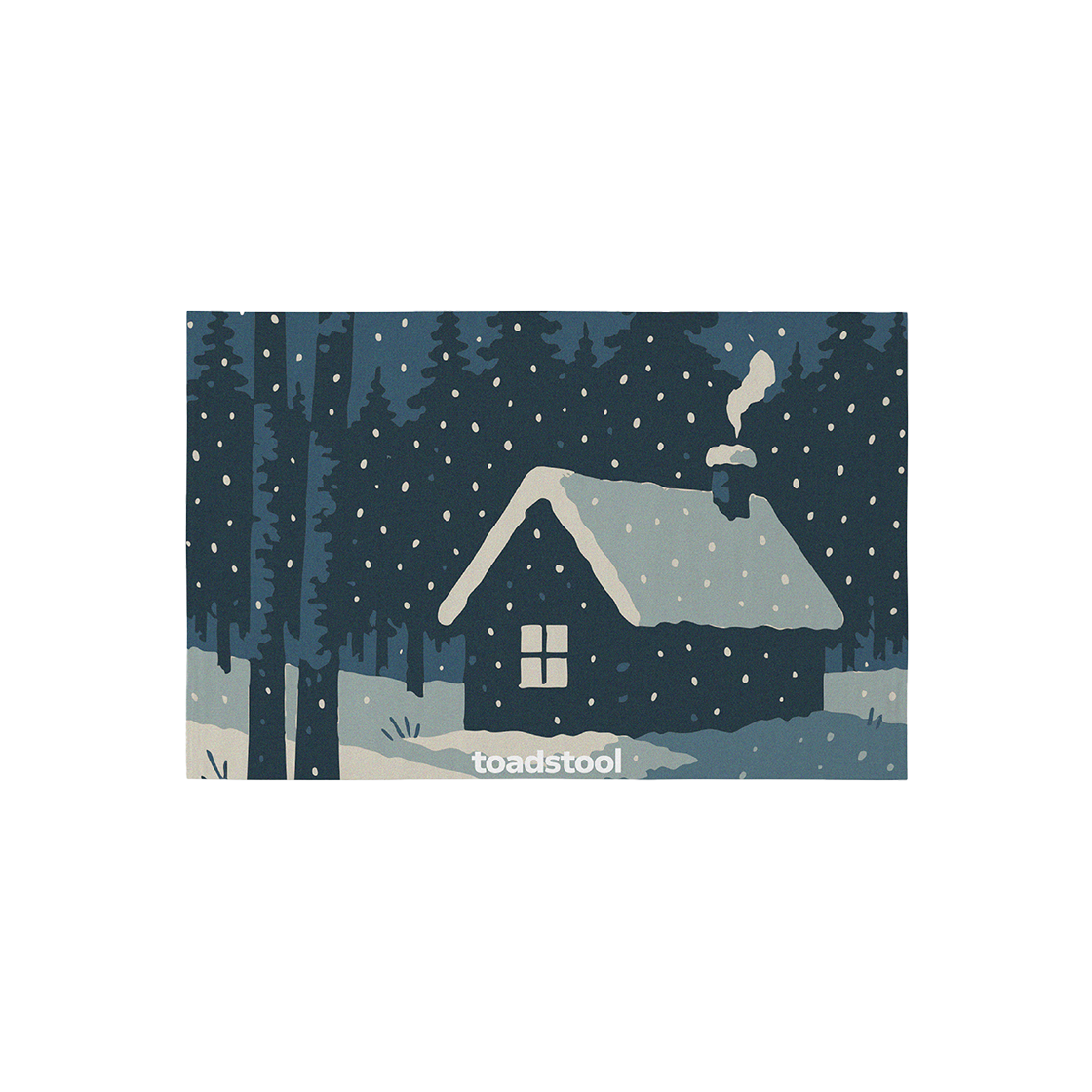 TSMTR1007 Toadstool Toad Made Food Mat Winter