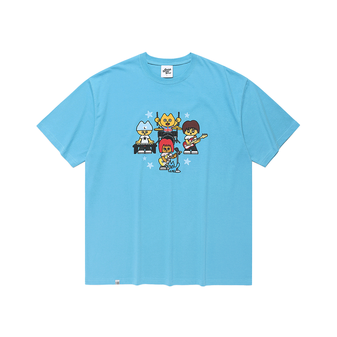 카비시 x 렐보브라운 U.K 투어 숏슬리브 티셔츠 블루(CAVISH x LELBOBROWN U.K Tour SS Tee Blue)