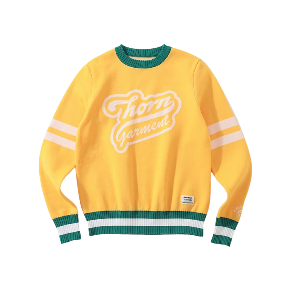 HCW-3A-AB01 (W) Horn Garment Golf Wear Knit Yellow