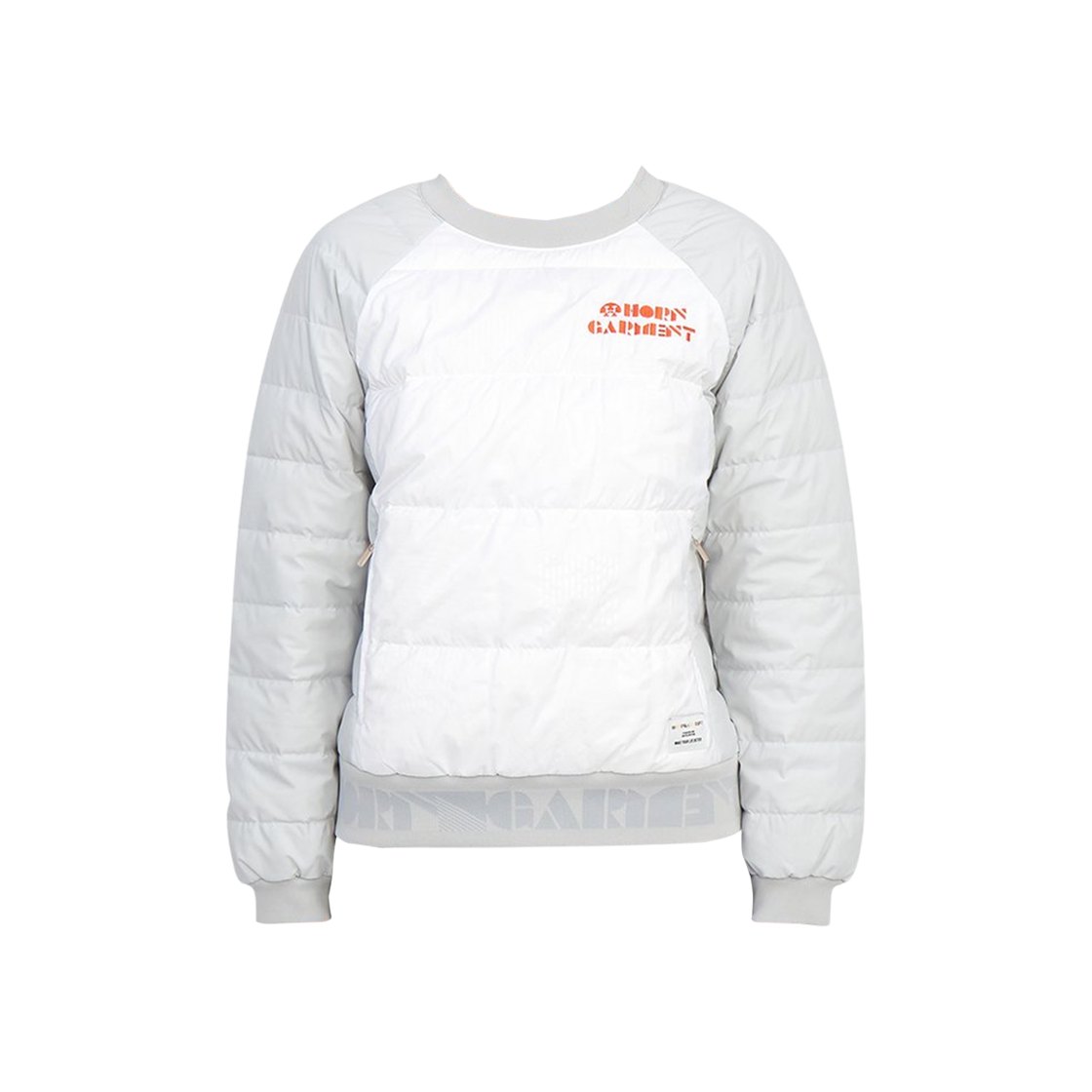 (W) 혼가먼트 골프 웨어 패딩 스웨트셔츠 화이트((W) Horn Garment Golf Wear Padding Sweatshirt White) - 1