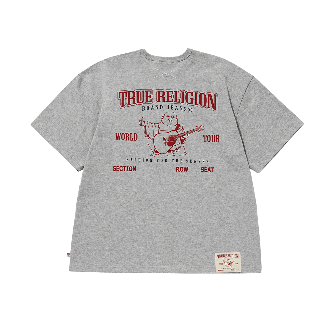 트루릴리젼 O.G 로고 숏 슬리브 다크 멜란지(True Religion O.G Logo Short Sleeve Dark Melange)