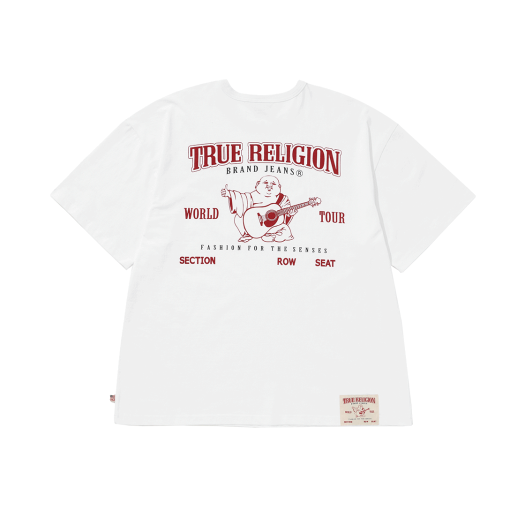 TRA2TSU014WWH True Religion O.G Logo Short Sleeve White