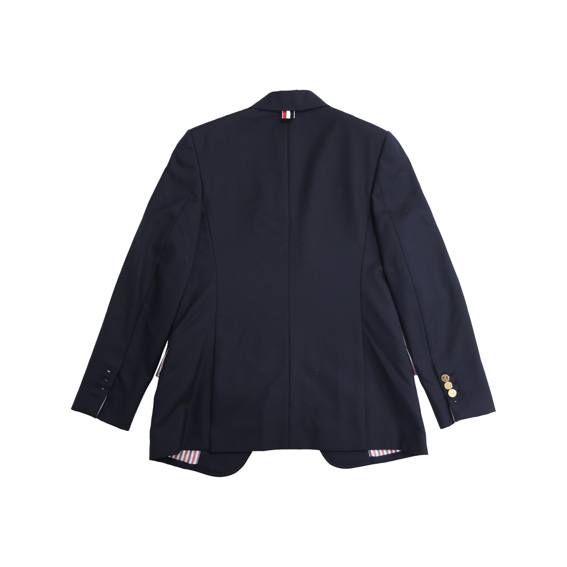ITG63ME6NI5N Thom Browne Slim-Fit Tailored Jacket in Navy Wool - #2
