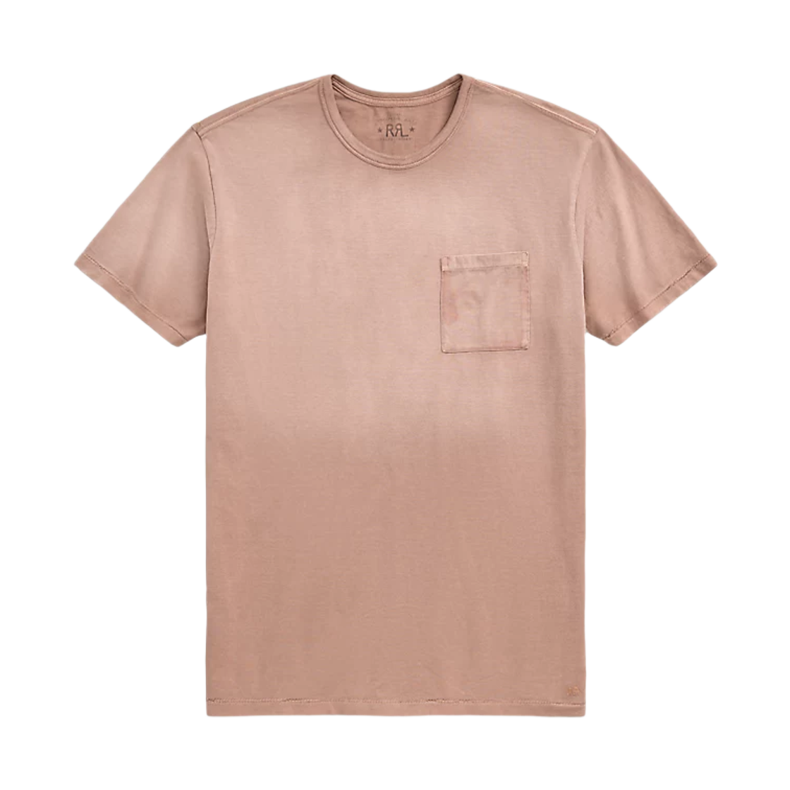 607610 Double RL Garment Dye Pocket T-Shirt Desert Rose