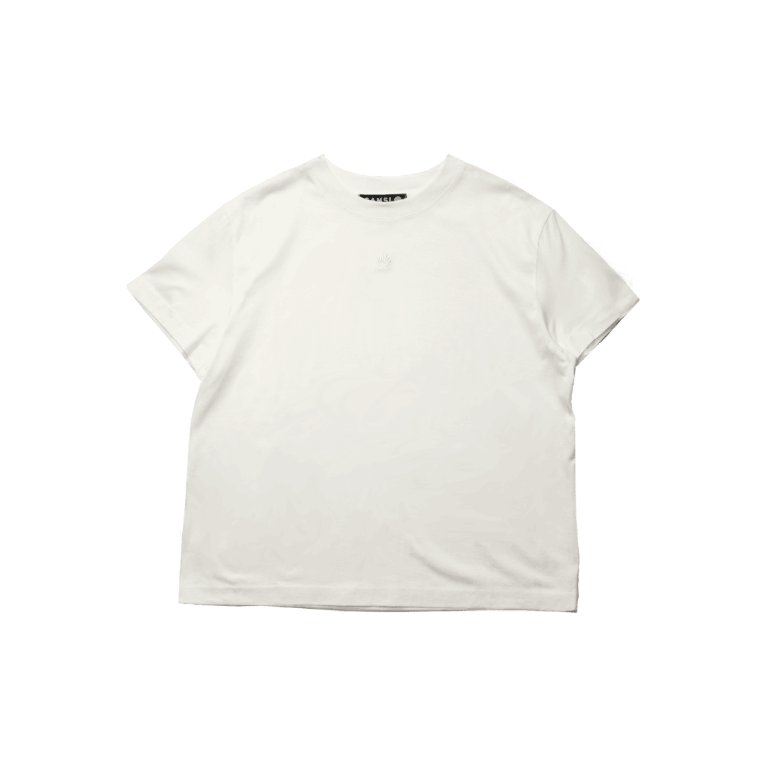 산시 쉘로고 실키 티셔츠 화이트(SANSI Shell Logo Silky T-Shirts White) - 1
