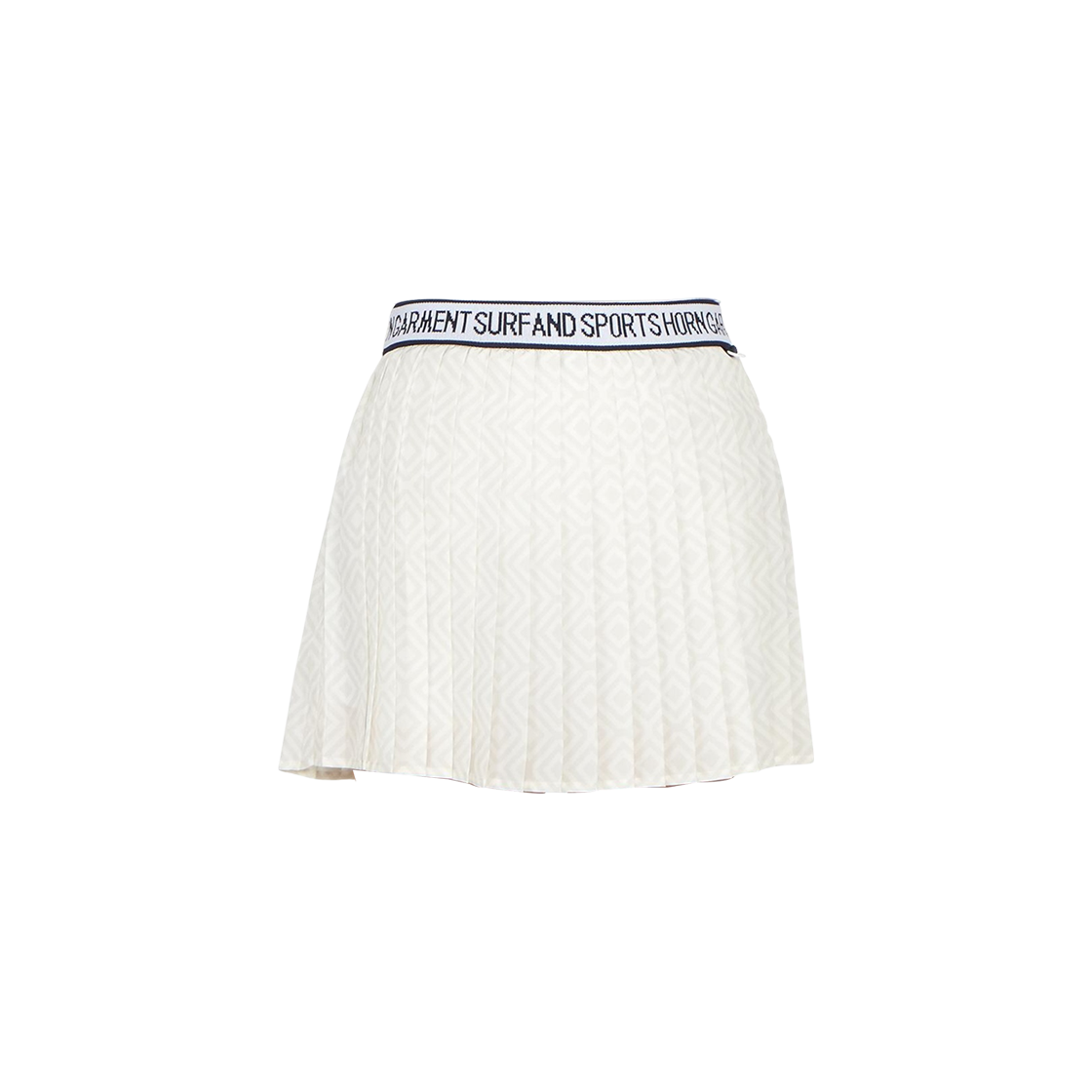 HCW-3A-AE05 (W) Horn Garment Golf Wear Mini Pleated Skirt Grey