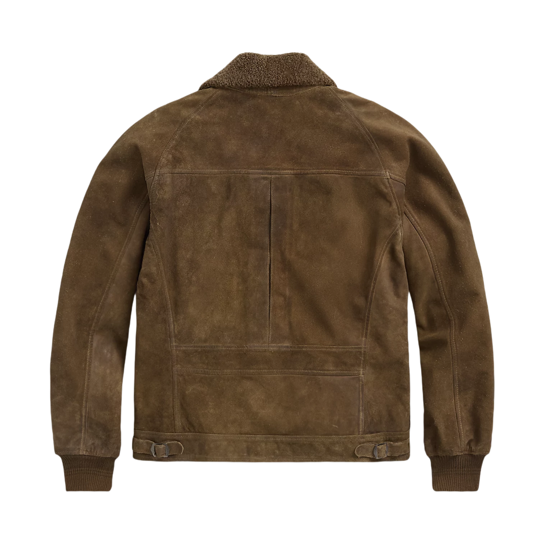 더블알엘 셔링 패널 러프아웃 스웨이드 자켓 빈티지 브라운(Double RL Shearling Panel Roughout Suede Jacket Vintage Brown) - 2