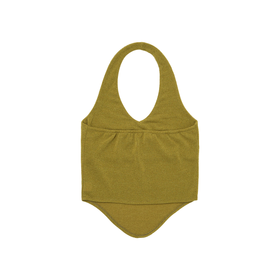 돈애스크마이플랜 홀터넥 베스트 올리브(Don't Ask My Plan Halternek Knit Vest - Olive) - 2